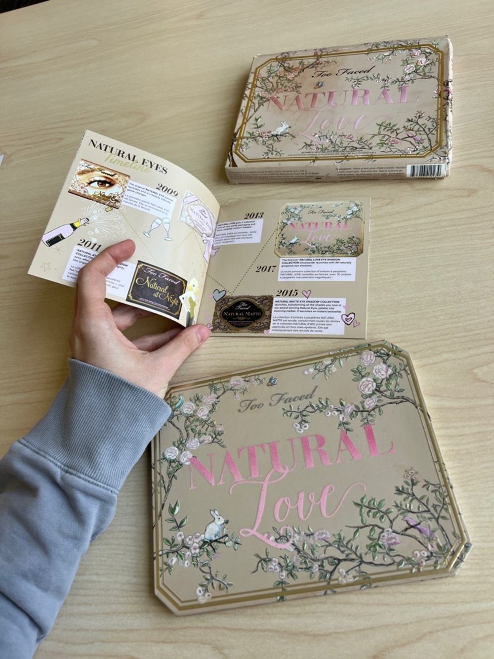TOO FACED Natural Love ultimate neutral eye shadow collection palette makeup - Picture 3 of 12
